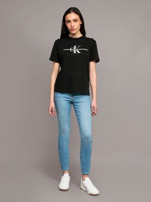 Imagen 2 del producto Polera classic con logo tape Negro Calvin Klein