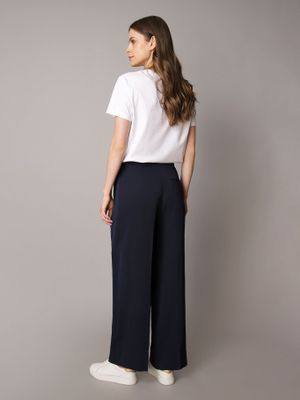 Imagen 2 del producto Pantalón Recto De Sarga Tailored Azul Calvin Klein