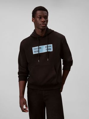 Imagen 1 del producto Polerón de Estampado Box Gráfico Negro Calvin Klein