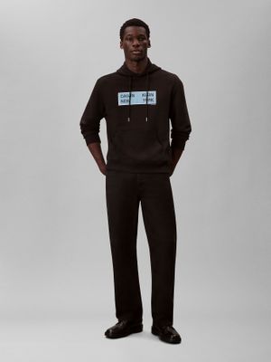 Imagen 2 del producto Polerón de Estampado Box Gráfico Negro Calvin Klein