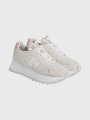 Zapatillas runner de plataforma Beige Calvin Klein