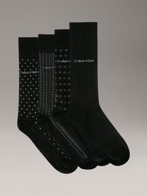 Imagen 1 del producto Pack 4 Calcetine Rayon Flatknit Dres Negro Calvin Klein