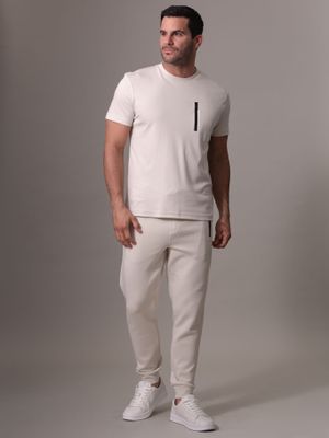 Imagen 2 del producto Polera Lux Tech Zip Pocket Blanco Calvin Klein