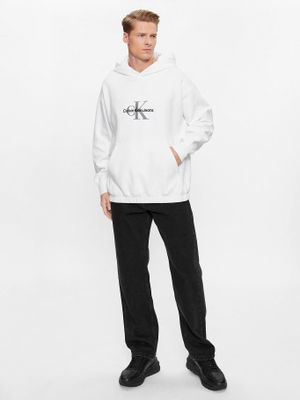 Imagen 2 del producto Polerón con Gorro Archival Monologo Blanco Calvin Klein