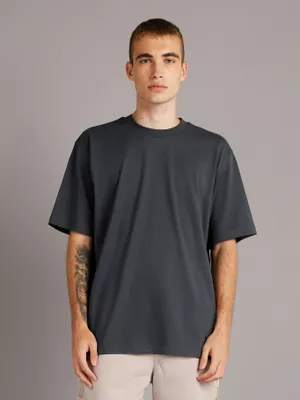 Imagen 1 del producto Polera Woven Label Relaxed Gris Calvin Klein