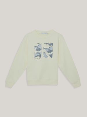 Polerón Niño Serenity Monogram Verde Calvin Klein