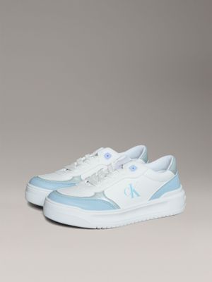 Zapatillas Niña con Cordones Celeste Calvin Klein