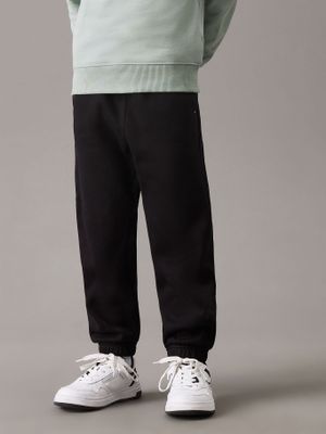 Jogger Niño Waistband Fleece Negro Calvin Klein