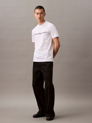 Imagen 2 del producto Polera Regular con Logotipo Blanco Calvin Klein