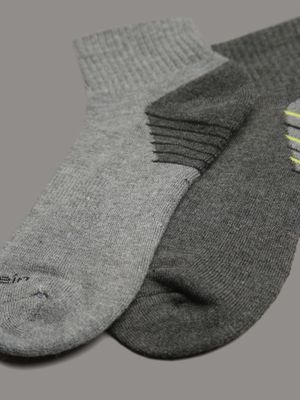 Imagen 2 del producto Pack 6 Calcetines Cushion Quarter Gris Calvin Klein