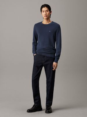 Imagen 2 del producto Sweater Micro Pique Structure Sweater Azul Calvin Klein