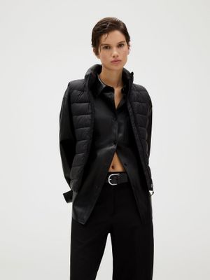 Imagen 1 del producto Chaqueta sin Mangas Mixed Puffer Negro Calvin Klein