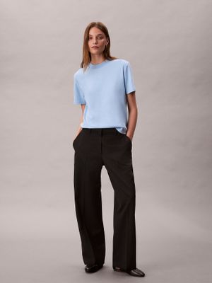 Imagen 2 del producto Polera Interlock Con Emblema CK Azul Calvin Klein