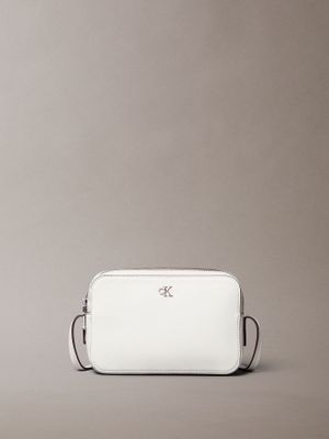 Bandolera De Herraje Logo Monograma Blanco Calvin Klein