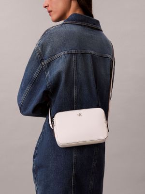 Imagen 2 del producto Bandolera De Herraje Logo Monograma Blanco Calvin Klein