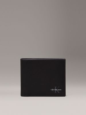 Imagen 1 del producto Billetera de Cuero Mono Logo Negro Calvin Klein