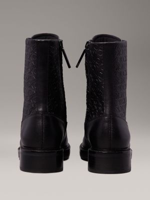 Imagen 2 del producto Botas Flat Combat Negro Calvin Klein