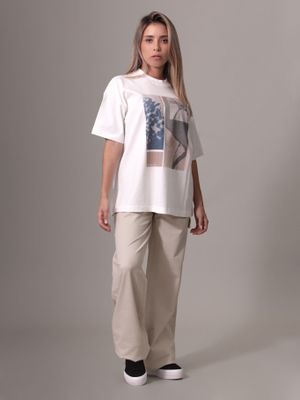 Imagen 2 del producto Polera Floral Collage Print Blanco Calvin Klein