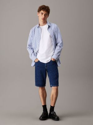 Imagen 2 del producto Polera regular punto pesado Blanco Calvin Klein