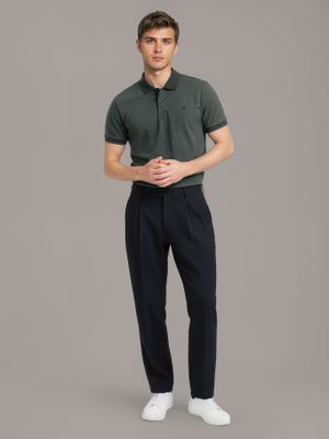 Imagen 2 del producto Polo Jacquard con Micro Logo Gris Calvin Klein