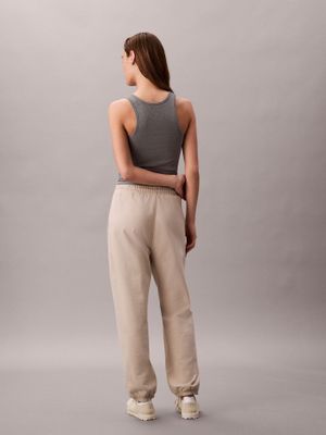 Imagen 2 del producto Pantalón De Chándal Holgado Beige Calvin Klein