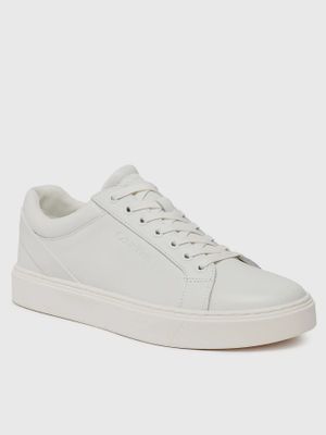 Zapatilla de Cuero Low Top Archive Blanco Calvin Klein