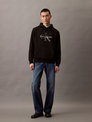 Imagen 2 del producto Polerón con Gorro Monograma Negro Calvin Klein