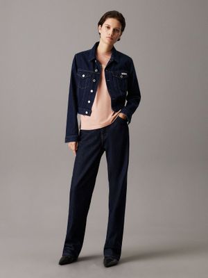 Imagen 2 del producto Polera con monograma e insignia Rosado Calvin Klein