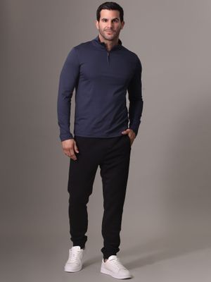 Imagen 2 del producto Polera LS con Cierre Liquid Touch Azul Calvin Klein