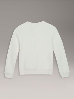 Imagen 2 del producto Polerón Unisex Mono Mini Badge Beige Calvin Klein