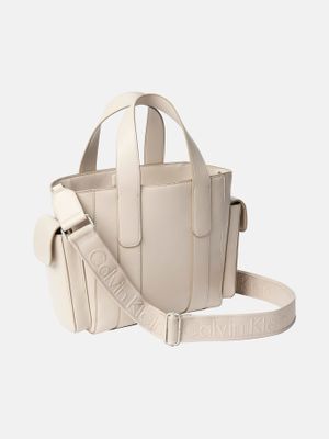 Imagen 2 del producto Tote Bag Pequeño De Jacquard Logo Beige Calvin Klein