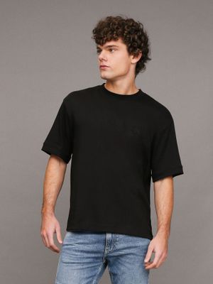 Polera Interlock Negro Calvin Klein