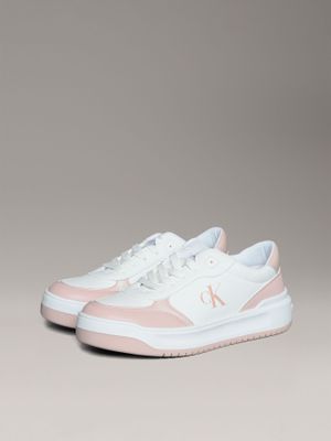 Zapatillas Niña con Cordones Blanco Calvin Klein