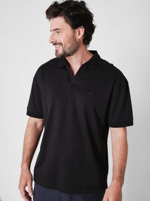 Imagen 1 del producto Polo Smooth Open Negro BEH Calvin Klein