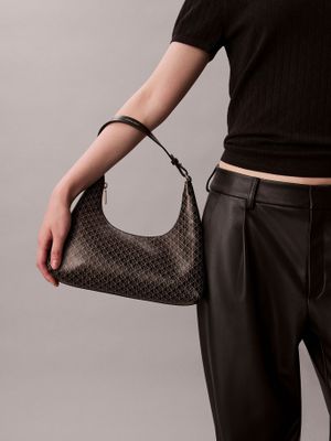 Imagen 2 del producto Cartera De Hombro Logo De Monograma Negro Calvin Klein