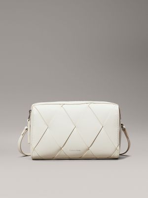 Bandolera Ck Woven Blanco Calvin Klein