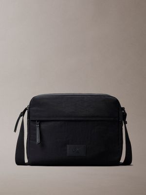 Bolso Metro Nylon Zip Flight Negro Calvin Klein