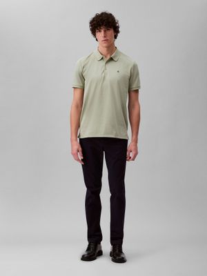 Imagen 2 del producto Polo con Monograma Bordado Verde Calvin Klein