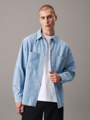 Imagen 1 del producto Camisa Easy Chambray Celeste Calvin Klein