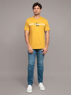 Imagen 2 del producto Polera manga corta repetitiva Amarillo Calvin Klein