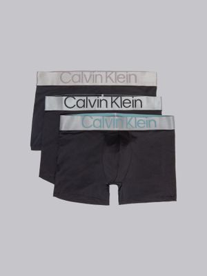 Pack 3 Bóxers Low Rise Trunk Steel Negro Calvin Klein