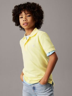 Polo Niño Essential Amarillo Calvin Klein