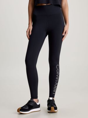 Calzas Vertical Logo Negro Calvin Klein