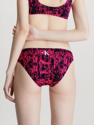 Imagen 2 del producto Calzón Bikini CK Monogram Fucsia Calvin Klein