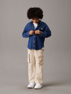 Imagen 2 del producto Polera Niño Bold Ck Graphic Blanco Calvin Klein