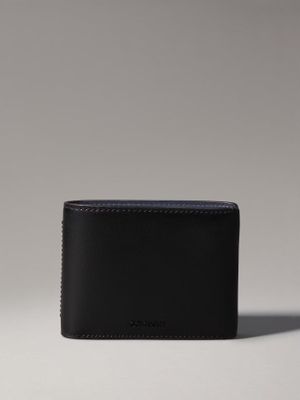 Billetera Essential Trifold 10Cci Negro Calvin Klein
