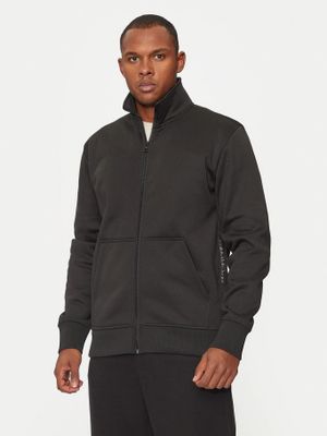 Polerón con cremallera y logo tape Negro Calvin Klein