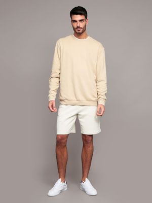 Imagen 2 del producto Polerón con Ribetes Contrastantes Beige Calvin Klein