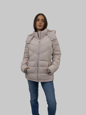 Parka Strech Packable Beige Calvin Klein