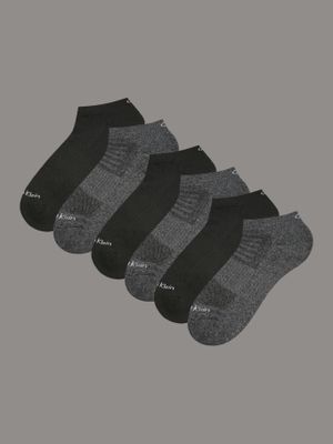 Pack 6 Calcetines Lowcut Negro Calvin Klein